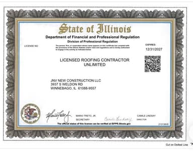 Illinois roofing contractor license